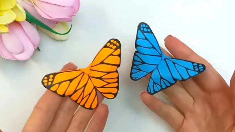 Как сделать бабочек на стену своими руками. Как вырезать бабочку? Шаблоны бабочек для вырезания из бумаги Объемные бабочки из бумаги своими руками схемы шаблоны